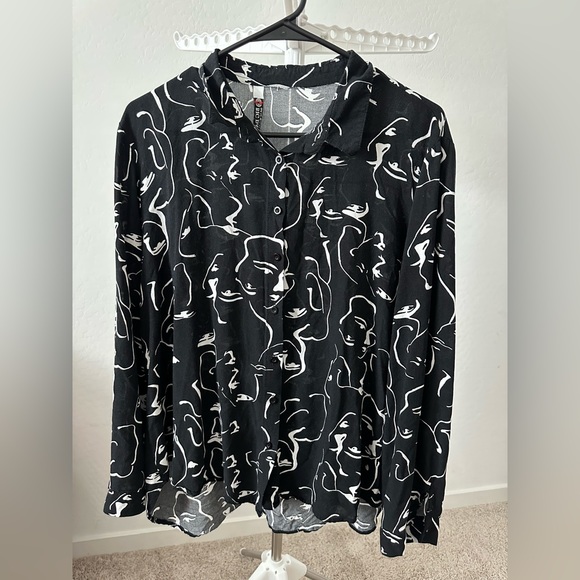 Long Sleeve Button Down Shirts Dressy Casual Tops - Picture 7 of 8